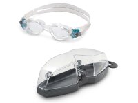 Schwimmbrille Kaiman Compact Fit Transparentes Glas/Durchsichtig Türkis
