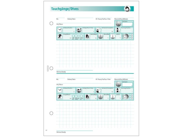 Tauchgangseiten DUO A5