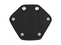 Additional butt plate for steel tanks