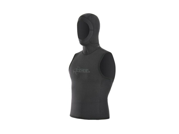Mens Thermoflex Hooded Vest 6/5mm Black - ML