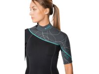 2mm Elate Shorty Womens, Grey - 14